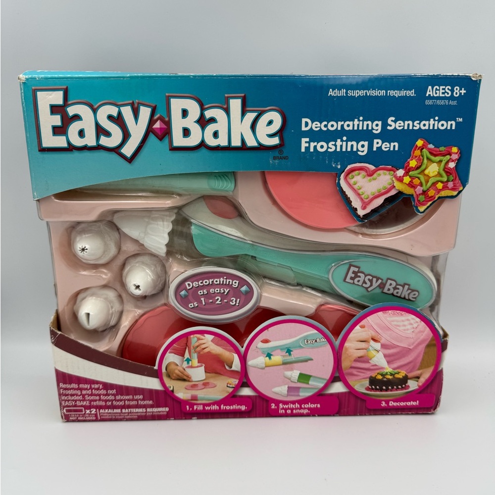 Easy Bake Decorating Sensation Frosting Pen‎ Kit 2008 Open Box NEW